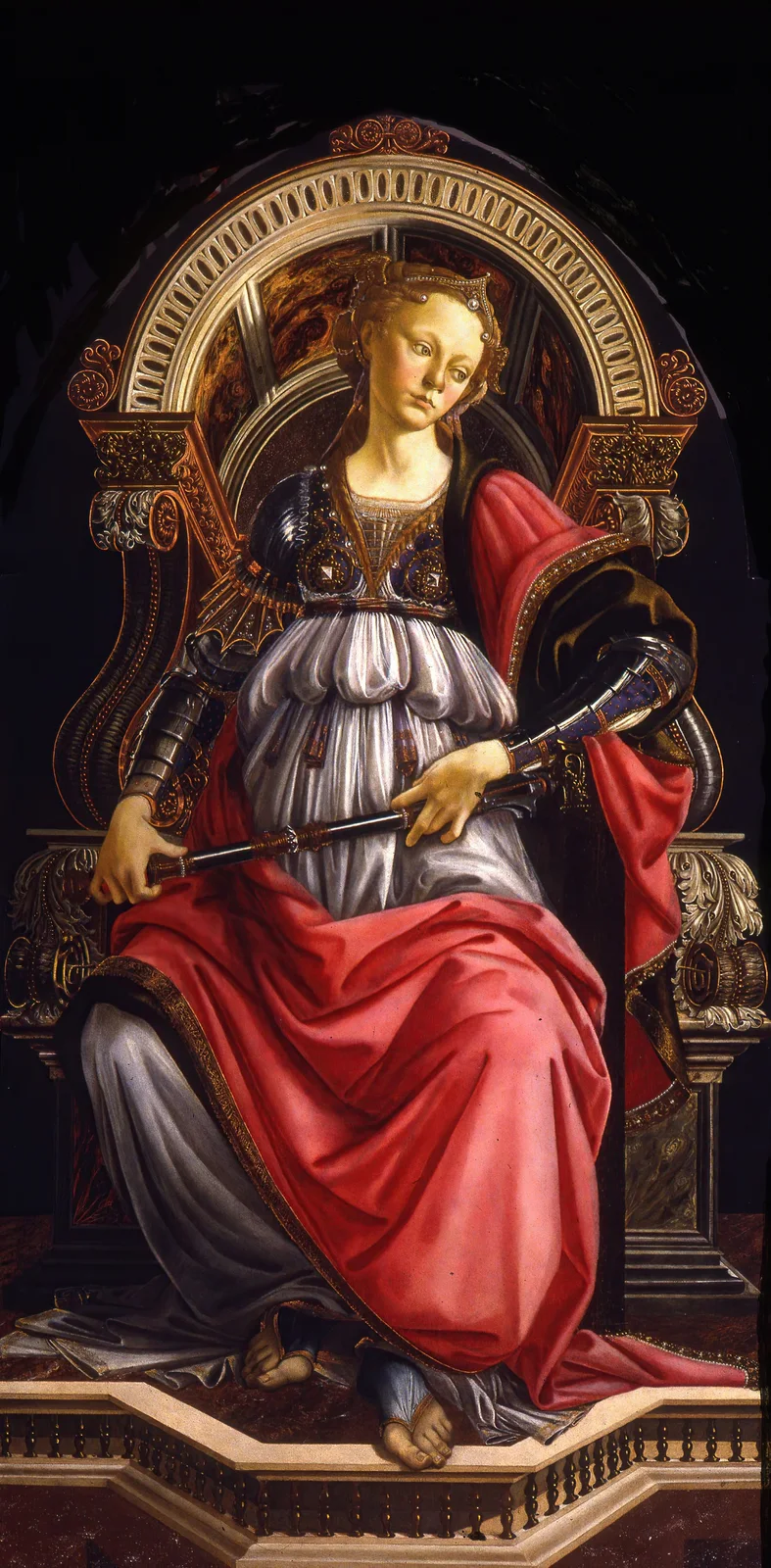 Fortitude av Sandro Botticelli