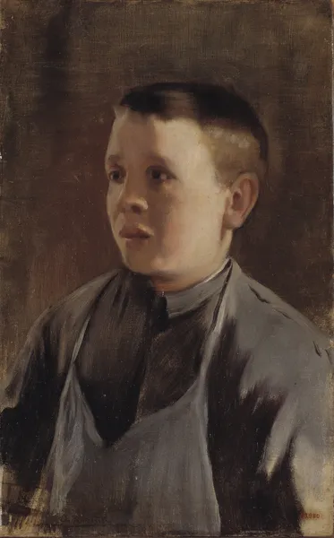 Portrait Of A Boy av Santiago Rusiñol