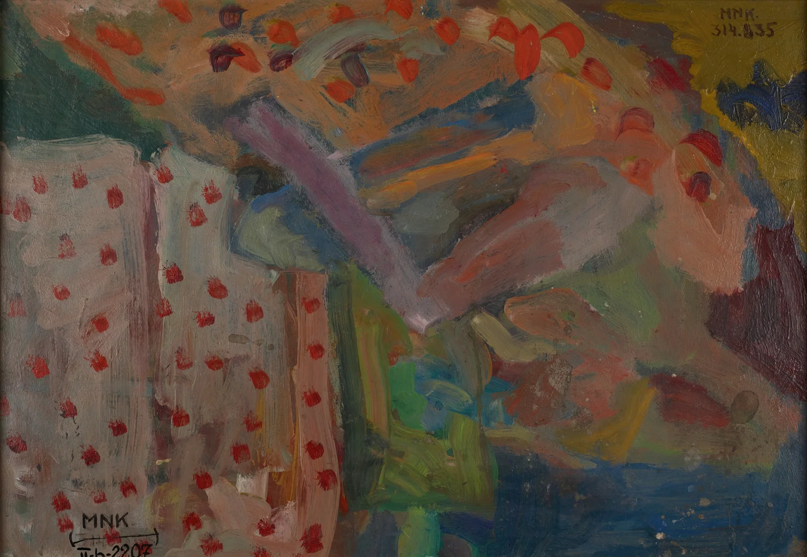 Composition with a Nude av Sasza Blonder