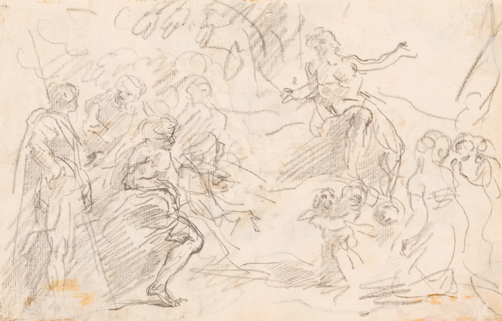 Biblical Scene (verso) av Sebastiano Ricci