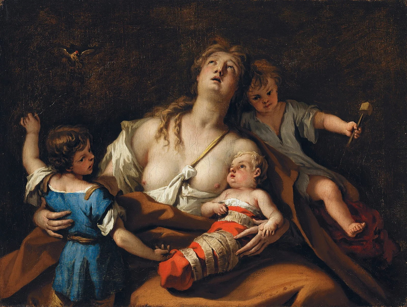 Charity av Sebastiano Ricci