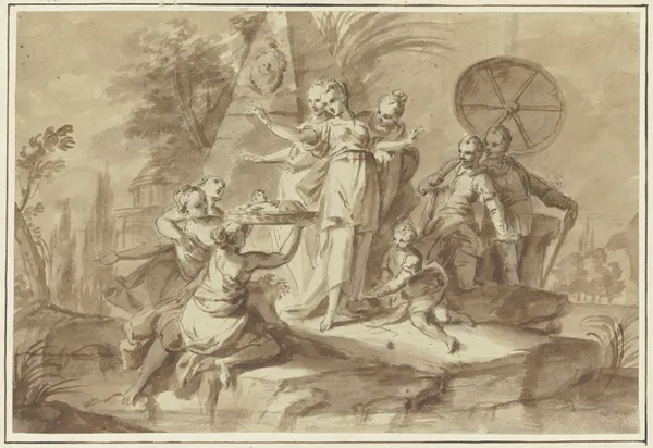 Finding of the Moses Boy av Sebastiano Ricci