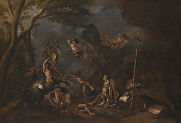 The Temptation Of Saint Anthony – nr 3 av Sebastiano Ricci