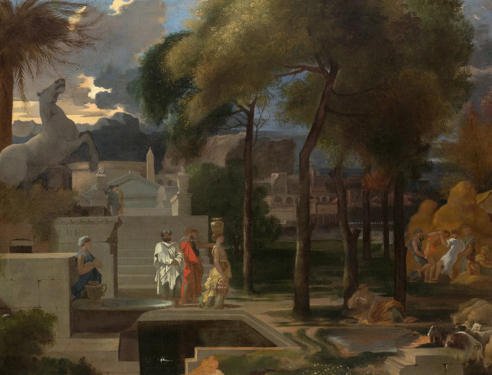 A Classical Landscape (probably 1660s) av Sébastien Bourdon