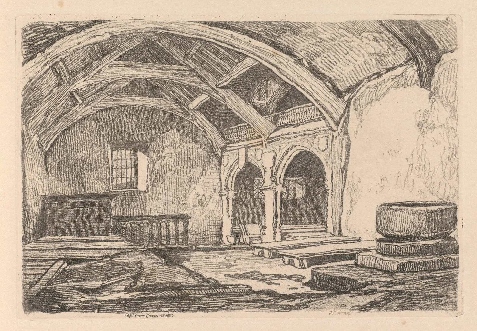 Capel Carrig, Caernarvonshire av John Sell Cotman