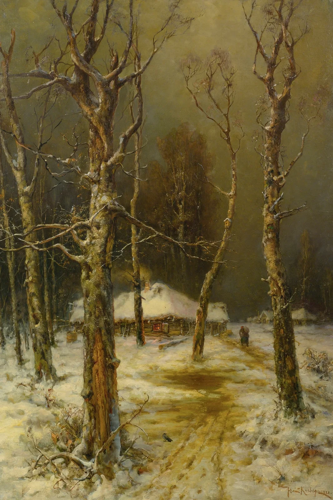 Winter In Russia av Julius Sergius Klever