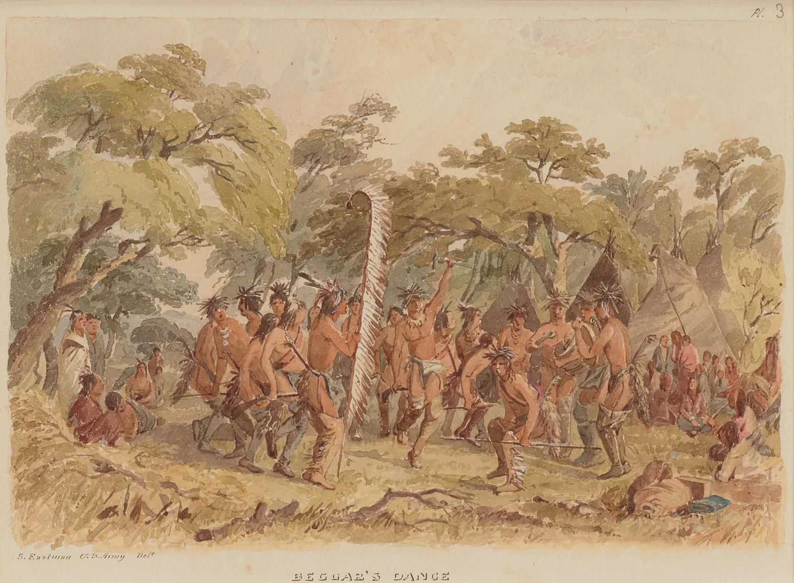Beggar’s Dance av Seth Eastman