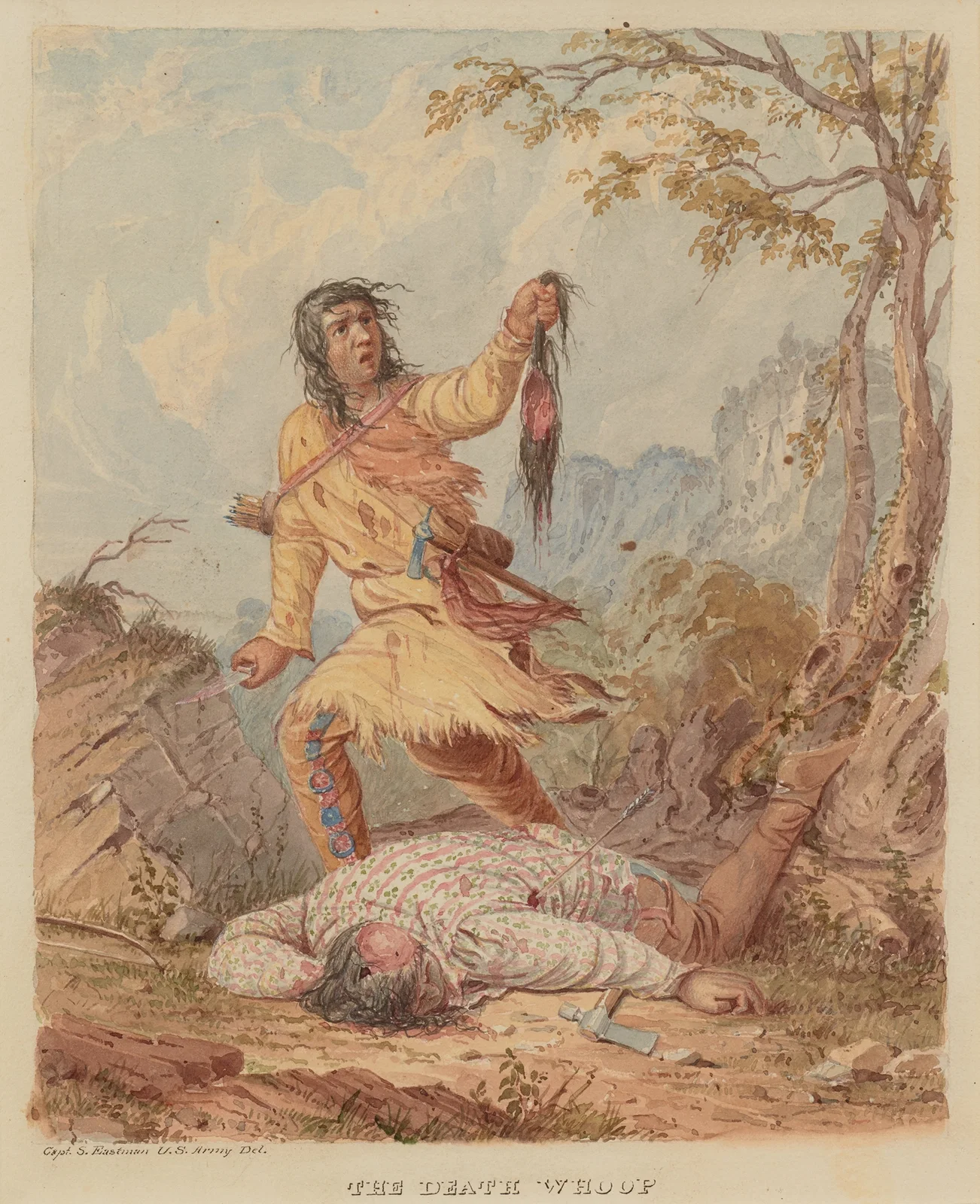 The Death Whoop av Seth Eastman