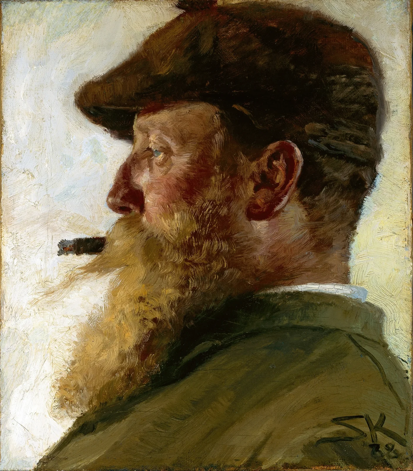 Christian Krohg av Peder Severin Krøyer