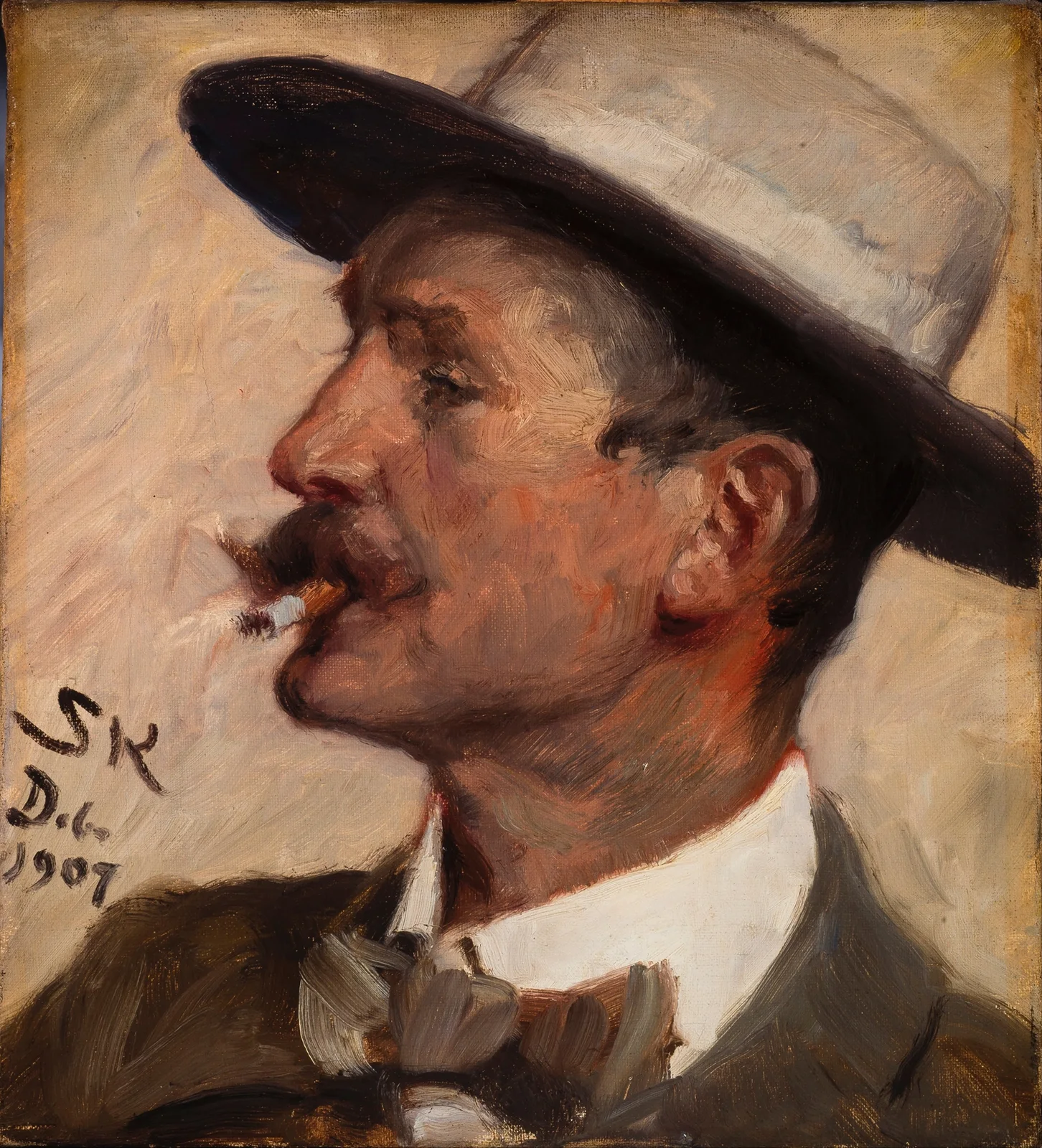 Hans Gyde Petersen av Peder Severin Krøyer