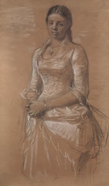 Portrait of Frederikke Tuxen av Peder Severin Krøyer