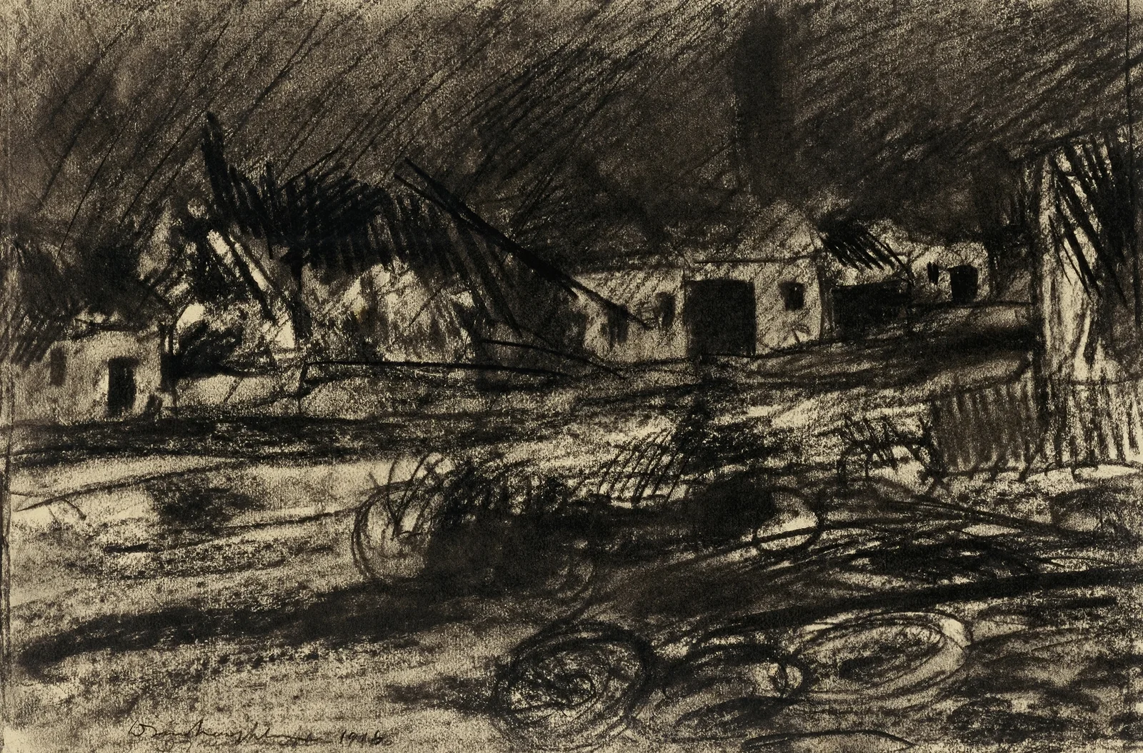 An Ambulance Post av Donald Shaw MacLaughlan