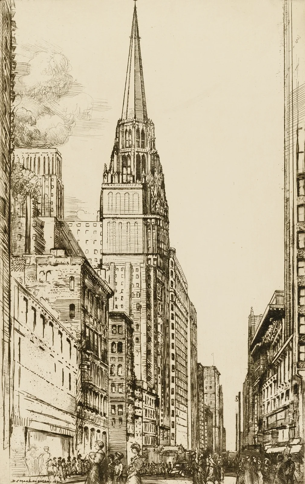 Chicago, the Cathedral av Donald Shaw MacLaughlan