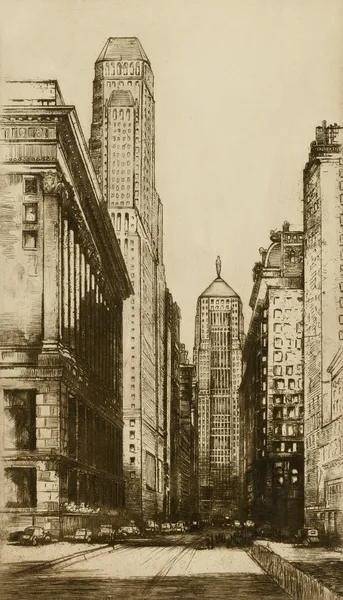 Chicago, the Heart of Chicago (Evening) av Donald Shaw MacLaughlan