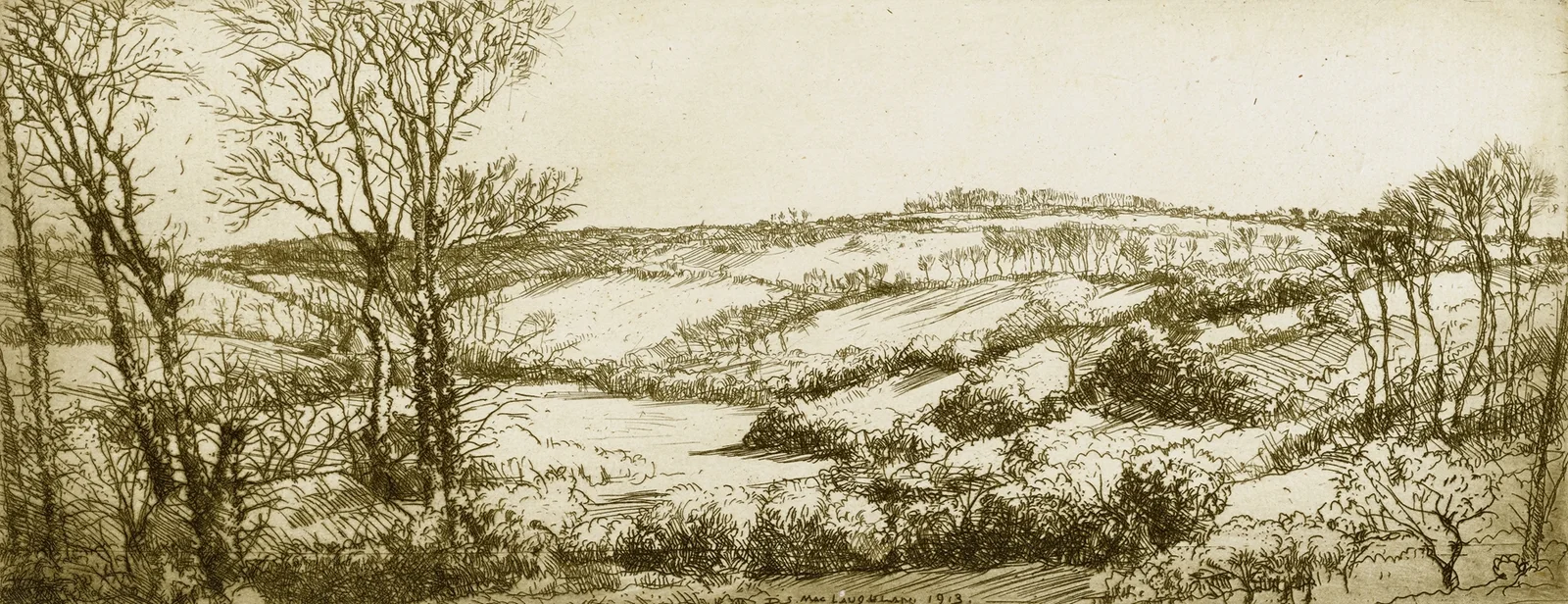 Cornish Landscape no. 1 av Donald Shaw MacLaughlan