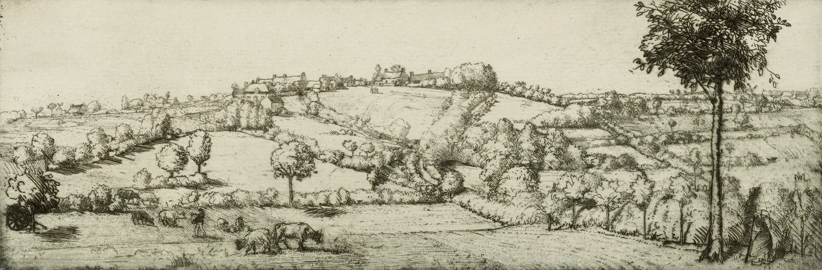 Landscape, Brittany av Donald Shaw MacLaughlan