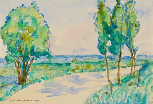 On the Albi Road av Donald Shaw MacLaughlan