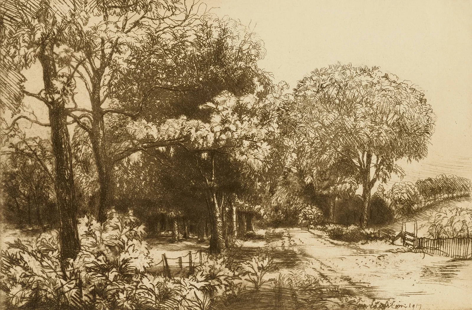 Roadway, Tennessee av Donald Shaw MacLaughlan