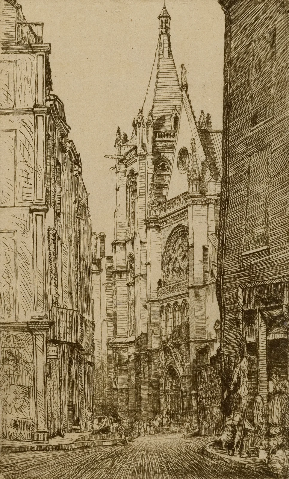 St. Severin, Paris av Donald Shaw MacLaughlan