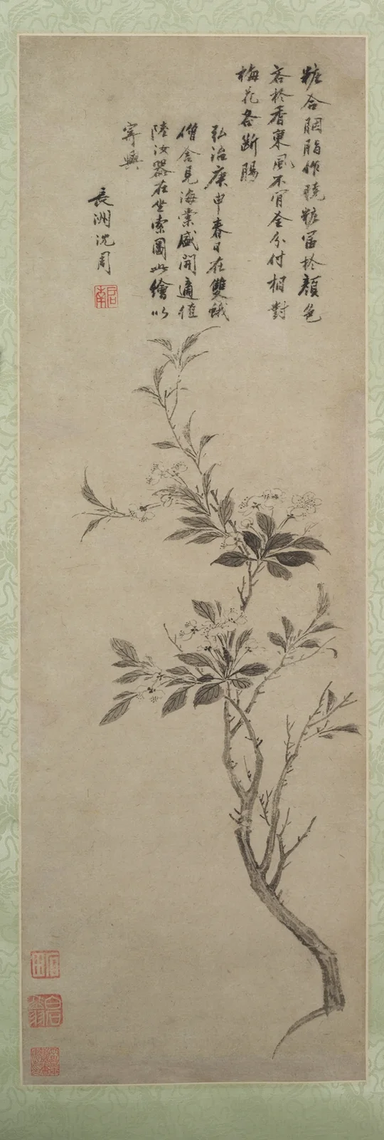 Flowering Crab Apple av Shen Zhou