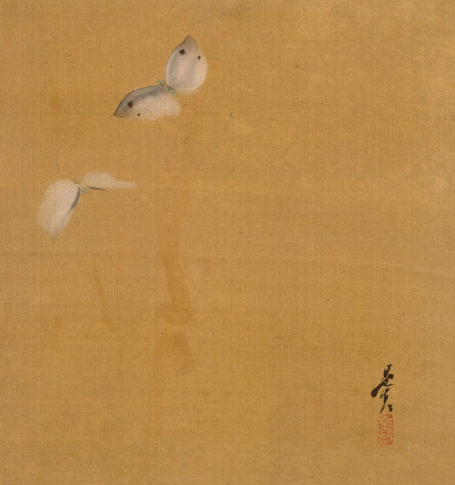 Moths av Shibata Zeshin