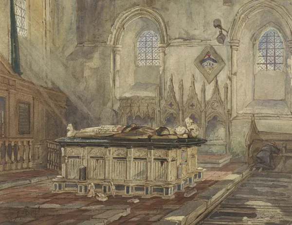 Graftombe van Sir George Broke, Lord Cobham en zijn vrouw Anne av Thomas Shotter Boys
