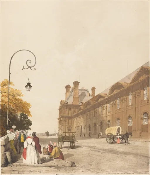Pavillon de Flore, Tuileries, 1839 – nr 2 av Thomas Shotter Boys