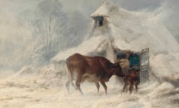 A Frosty Morning av Thomas Sidney Cooper