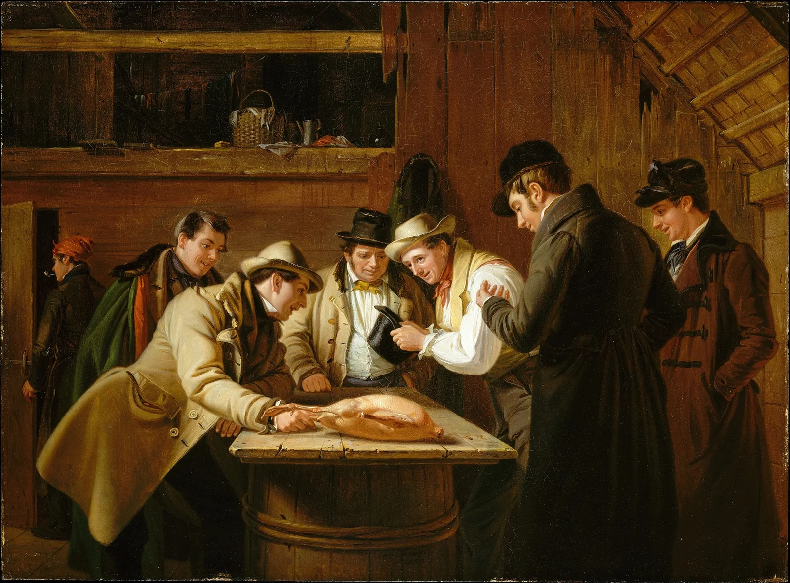 The Raffle (Raffling for the Goose) av William Sidney Mount