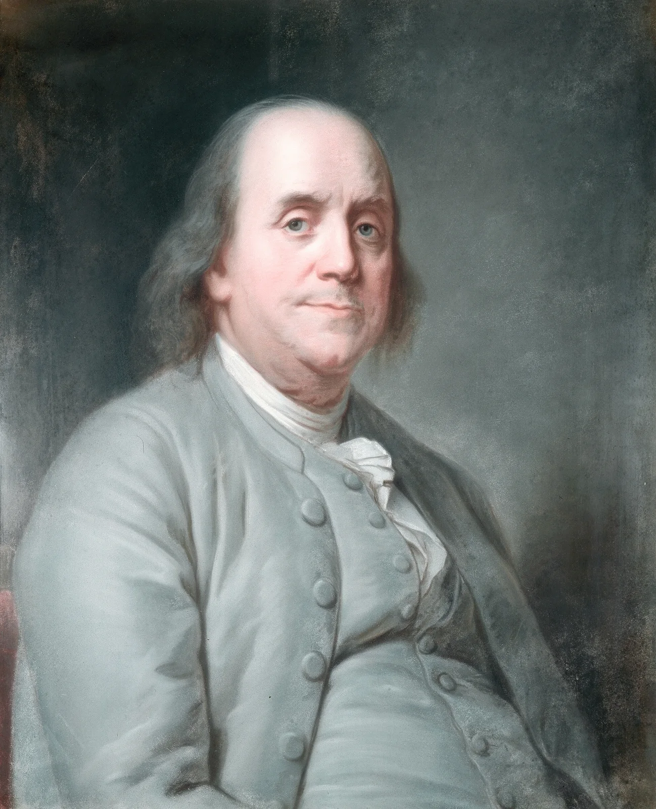 Benjamin Franklin, 1783 av Joseph Siffred Duplessis