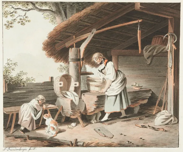 La jeune fille au puits av Sigmund Freudenberger