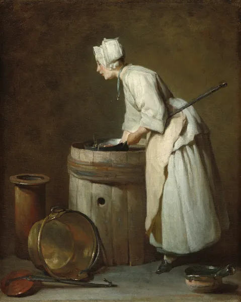 The Scullery Maid av Jean Siméon Chardin