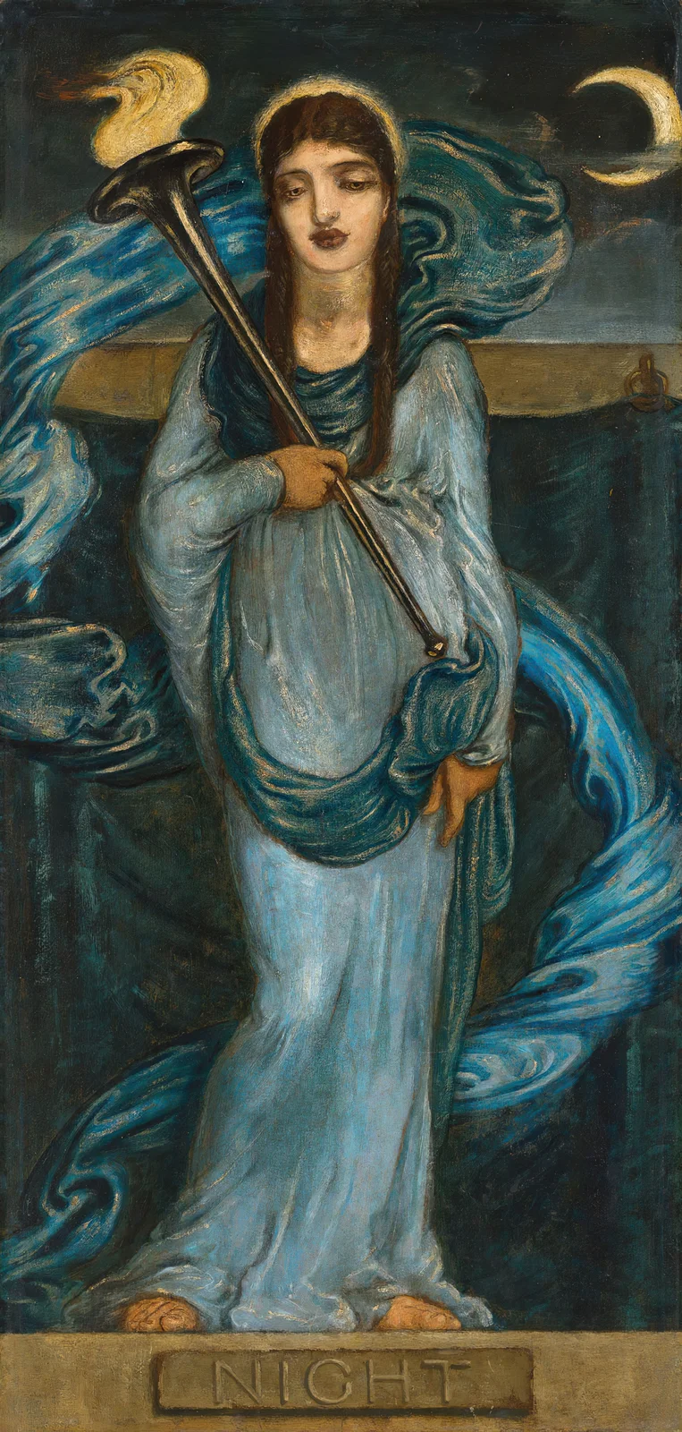 Night av Simeon Solomon