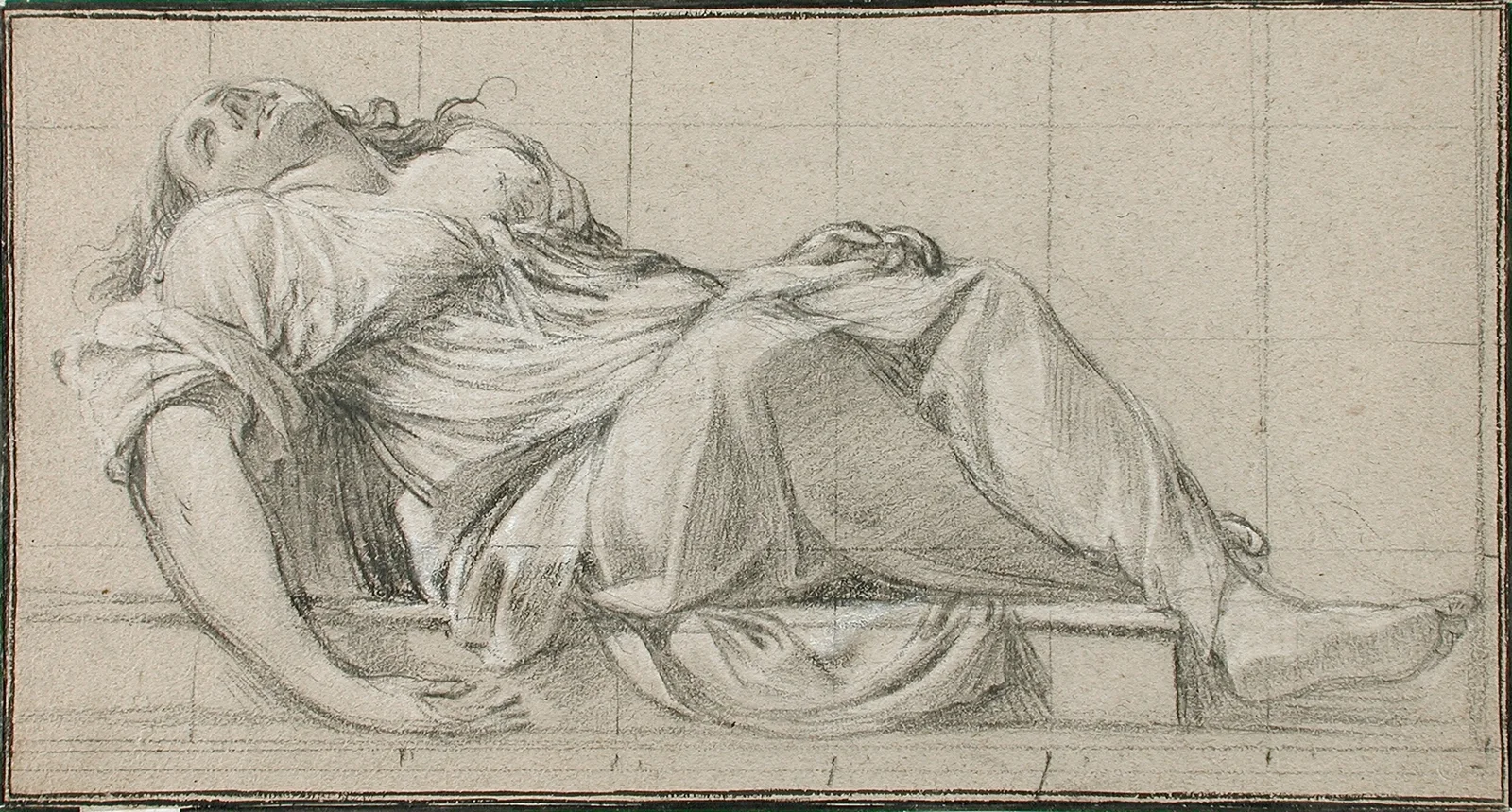 Reclining Model av Simon Vouet