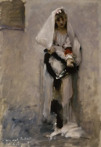 A Parisian Beggar Girl av John Singer Sargent