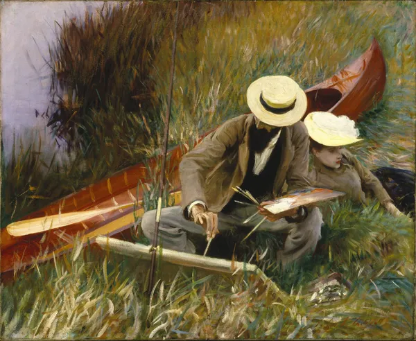 An Out of Doors Study av John Singer Sargent