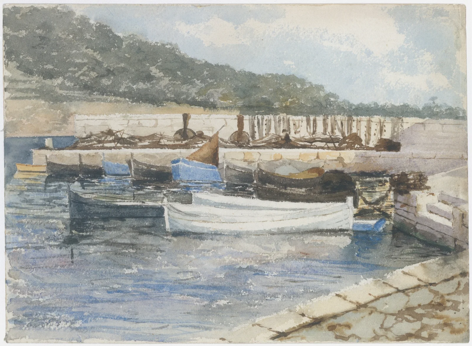 Boats av John Singer Sargent