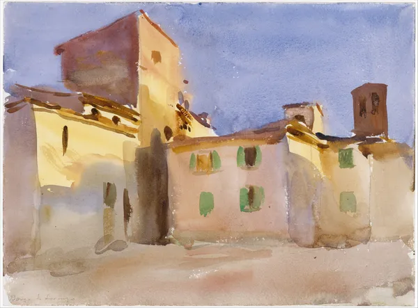 Borgo San Lorenzo av John Singer Sargent
