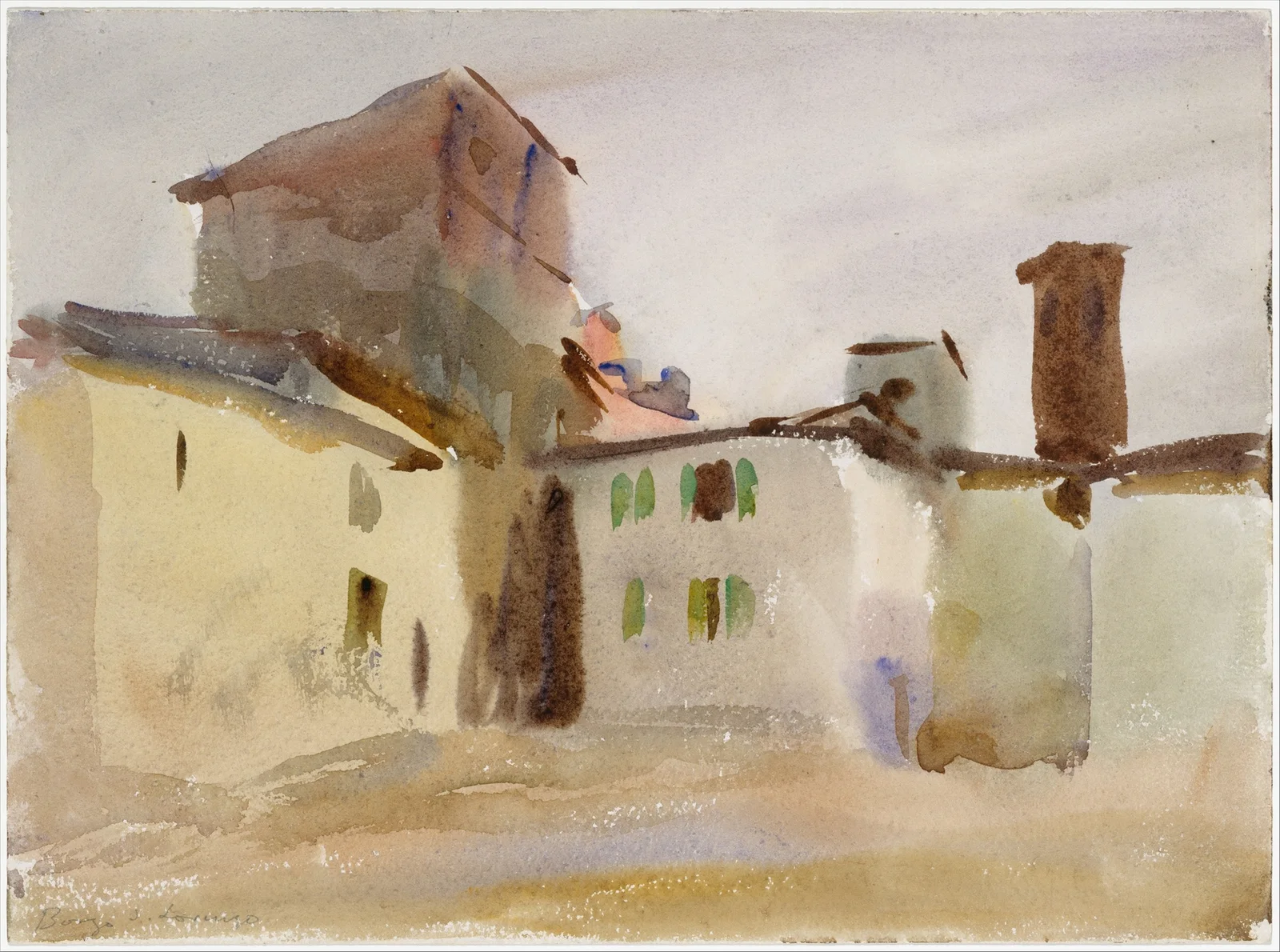 Borgo San Lorenzo, 1910 – nr 1 av John Singer Sargent