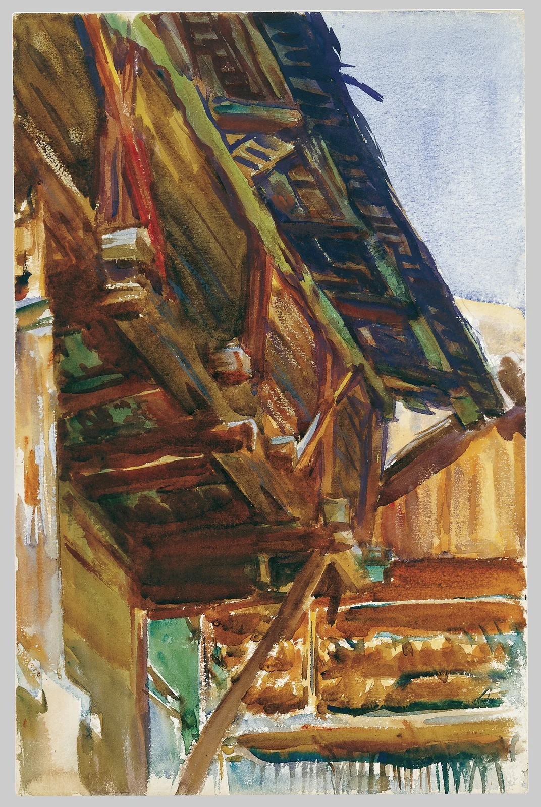 Chalet av John Singer Sargent