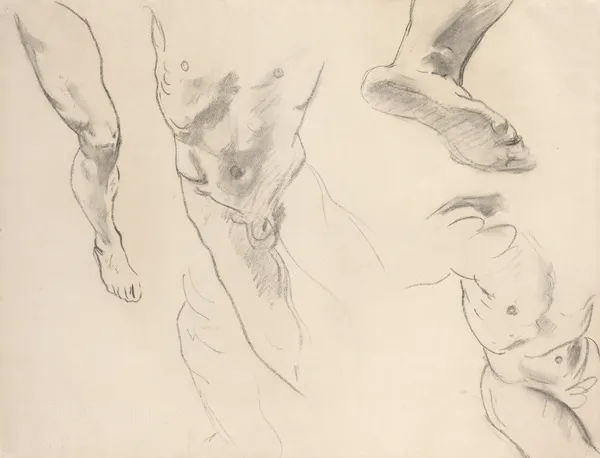 Figure Studies of a Nude Youth av John Singer Sargent