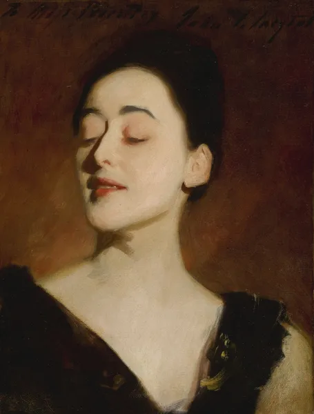 Flora Priestley (Lamplight Study) av John Singer Sargent