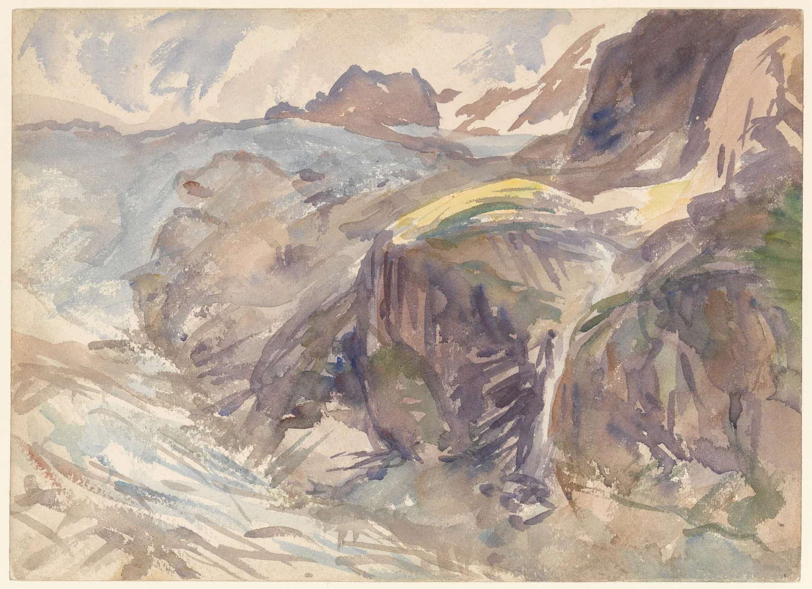 Glacier (circa 1908 –9) av John Singer Sargent