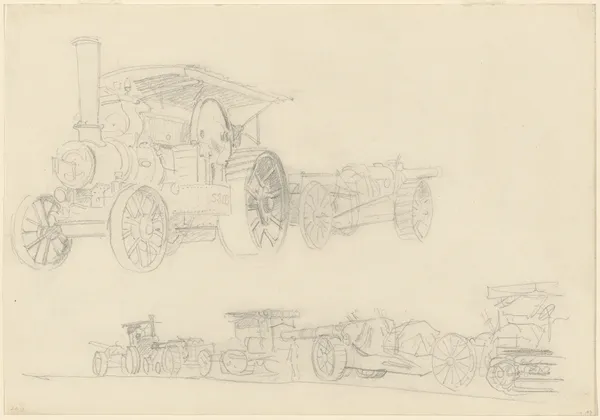 Gun Carriages, France av John Singer Sargent