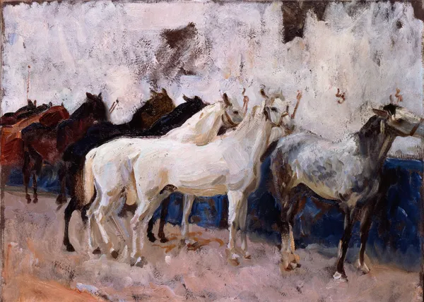 Horses at Palma av John Singer Sargent