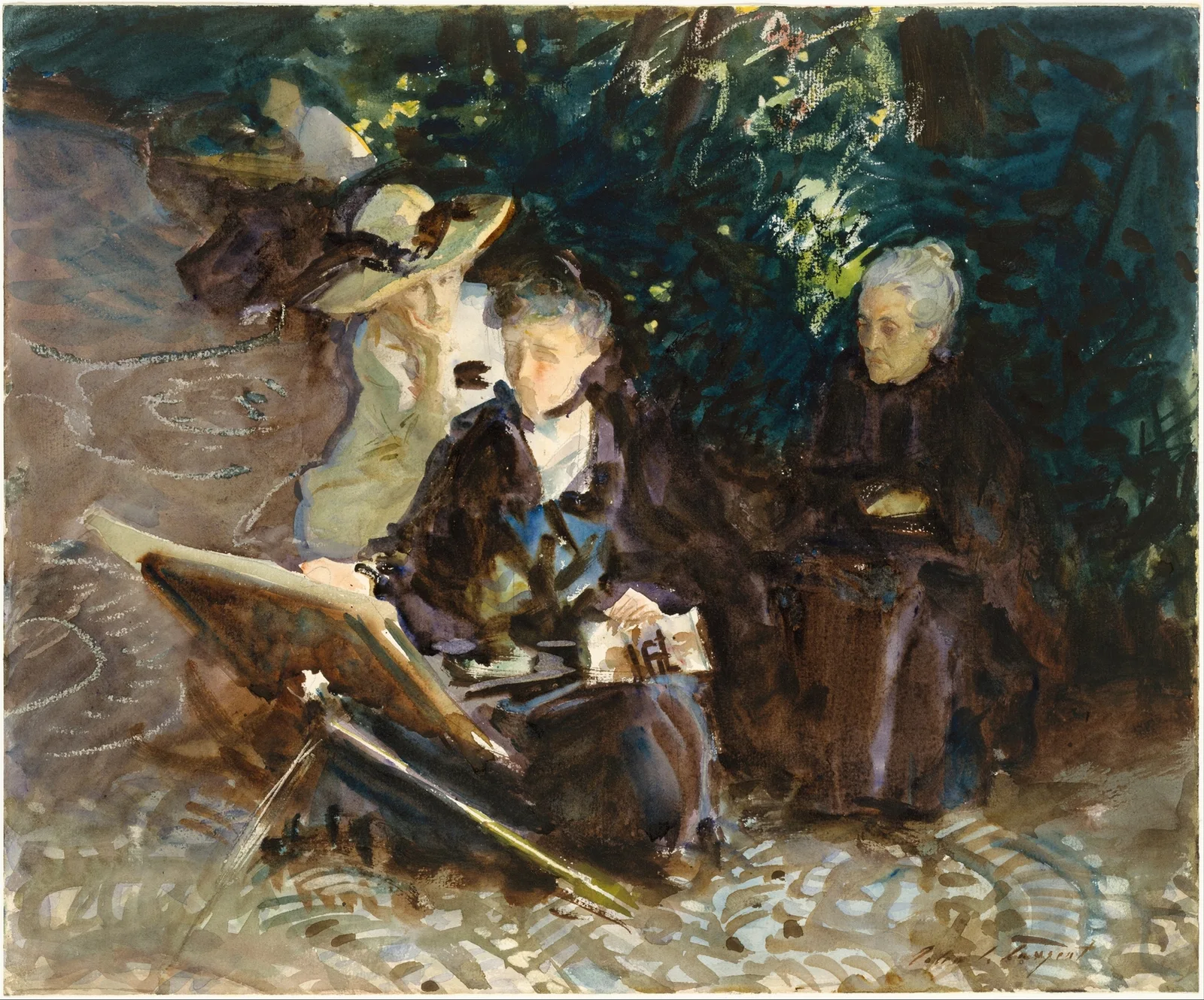 In the Generalife av John Singer Sargent
