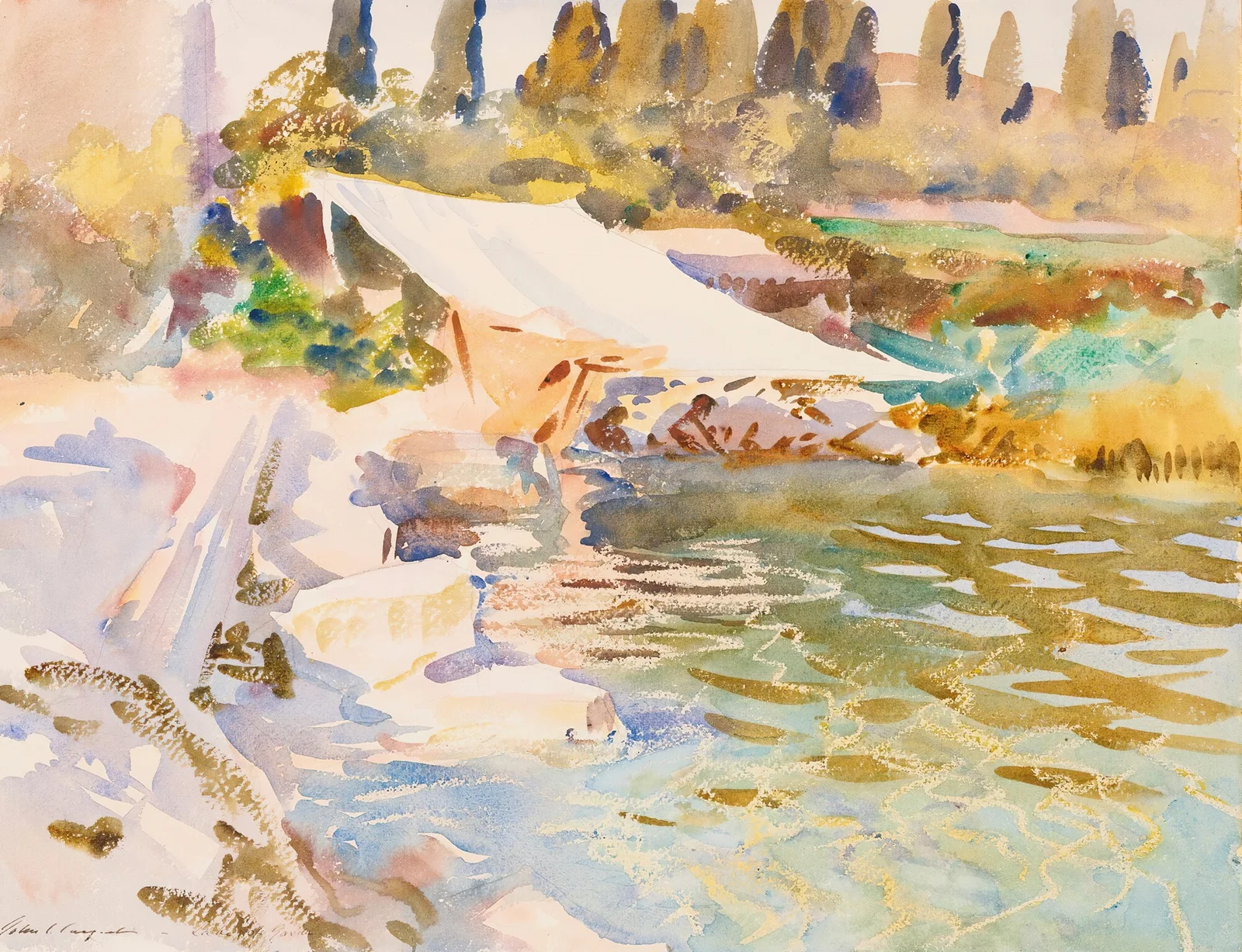 Lake Garda av John Singer Sargent