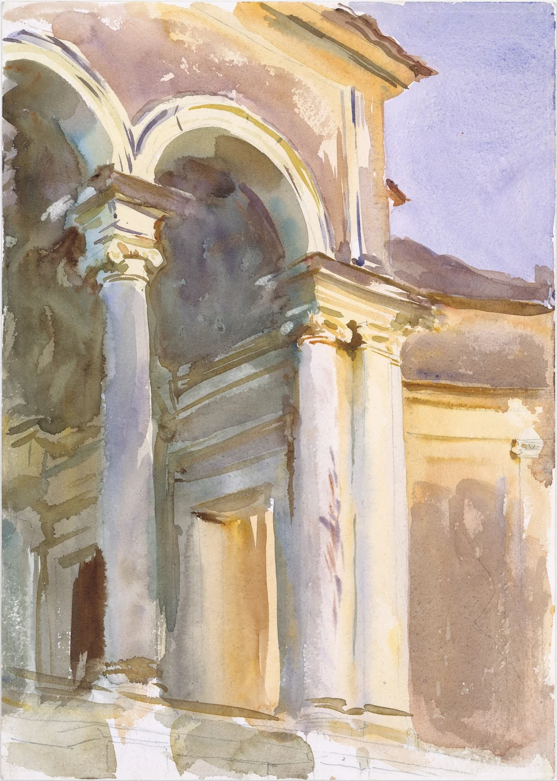 Loggia, Villa Giulia, Rome av John Singer Sargent