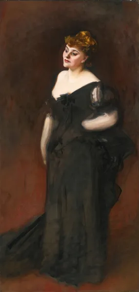 Mrs. Harry Vane Milbank (c 1883-84) av John Singer Sargent