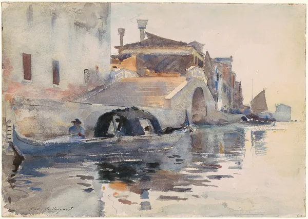 Ponte Panada, Fondamenta Nuove, Venice av John Singer Sargent